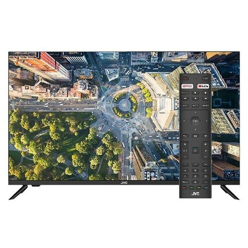 Телевизор LCD JVC LT-32 M 592+кабель HDMI-1.5pro (Google TV Android 9.0, безрамочный)