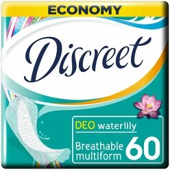 Discreet прокладки ежедневные Deo Water Lily Multiform, 60 шт.