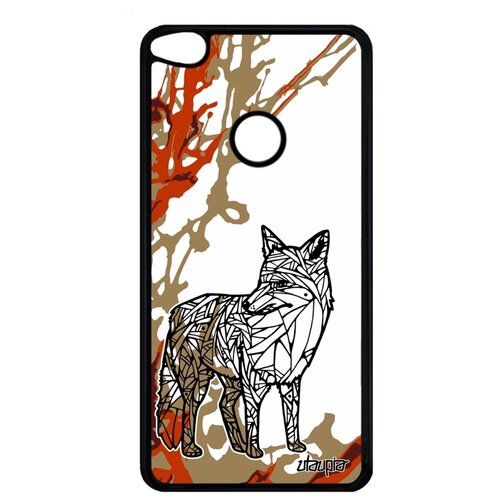 фото Чехол на смартфон p8 / p9 lite 2017, "лиса" хищник лис utaupia