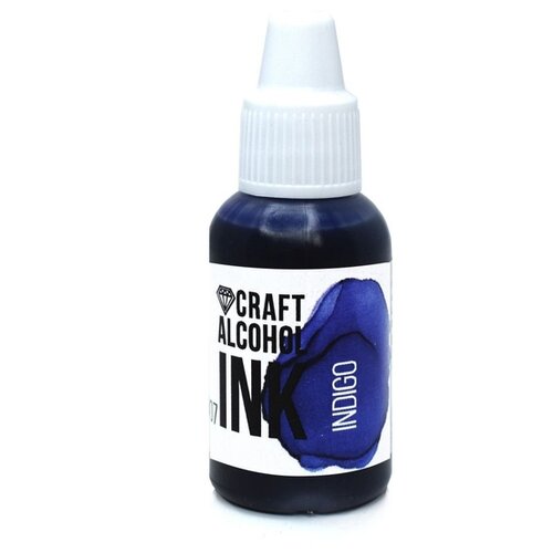 Алкогольные чернила индиго (Indigo) 20 мл, Craft Alcohol INK