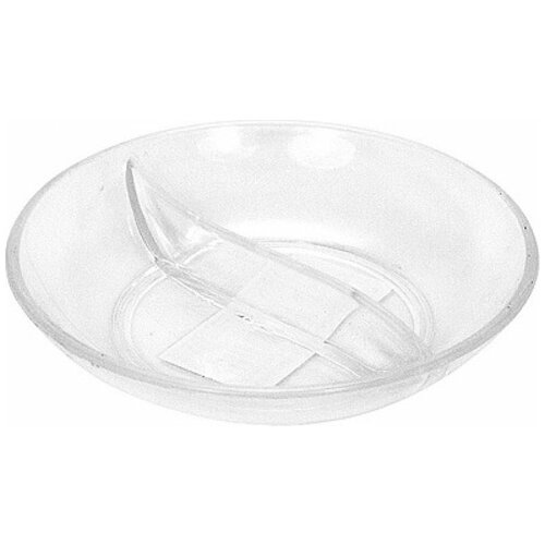 Соусник BORA 50мл Н18хD85 мм 2-секционный поликарбонат прозрачный 1 шт