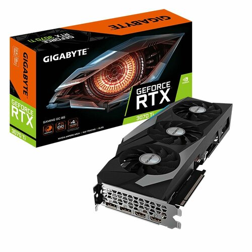 Видеокарта Gigabyte GeForce RTX3070Ti GAMING OC 8GB GDDR6X 256bit 2xHDMI 2xDP RTL 7591900₽
