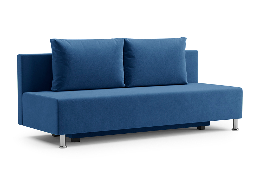 фото Диван Россия Канна еврокнижка синий 196х78.5х86 см