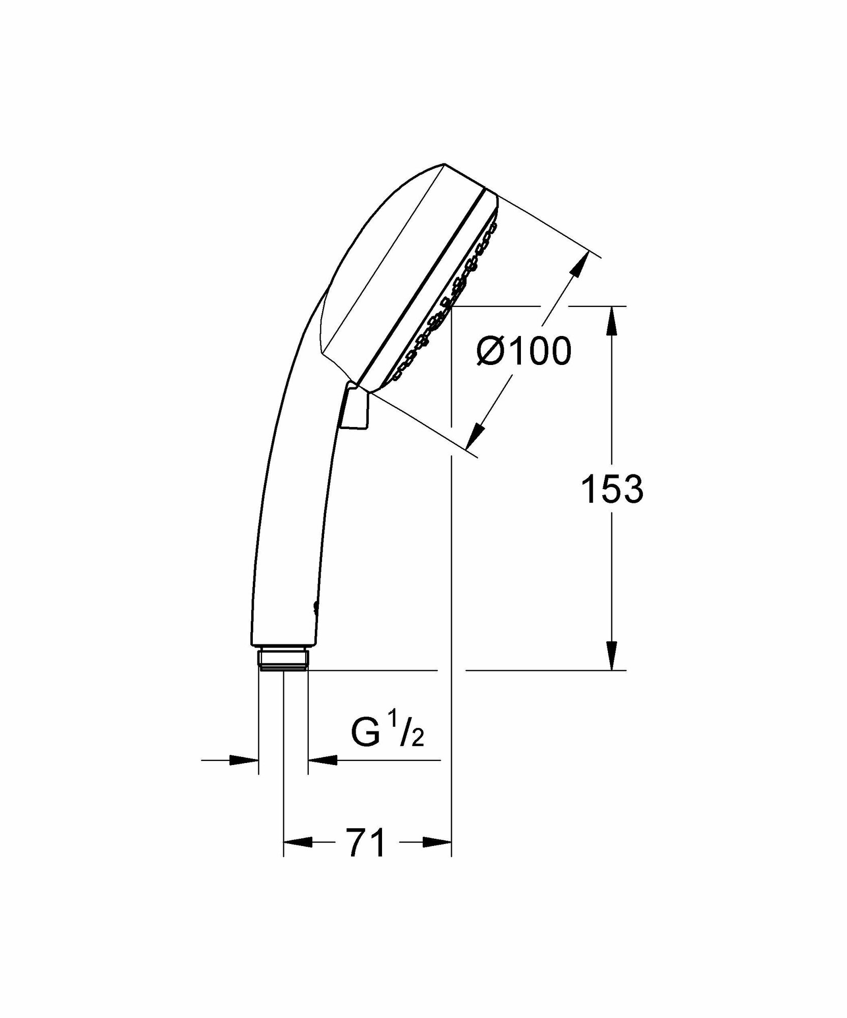 Душ ручной Grohe - фото №11