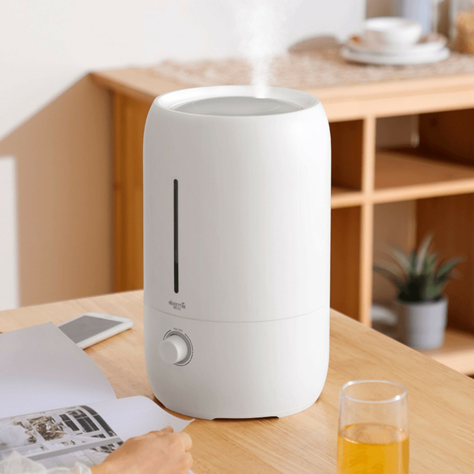 Увлажнитель воздуха deerma Humidifier DEM-F800 White, ультразвуковой - фото №14