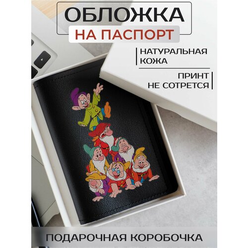 Обложка для паспорта RUSSIAN HandMade, черный