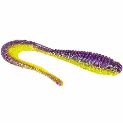 фото Твистер tricky tail 9" цв. 03 purple-yellow norstream