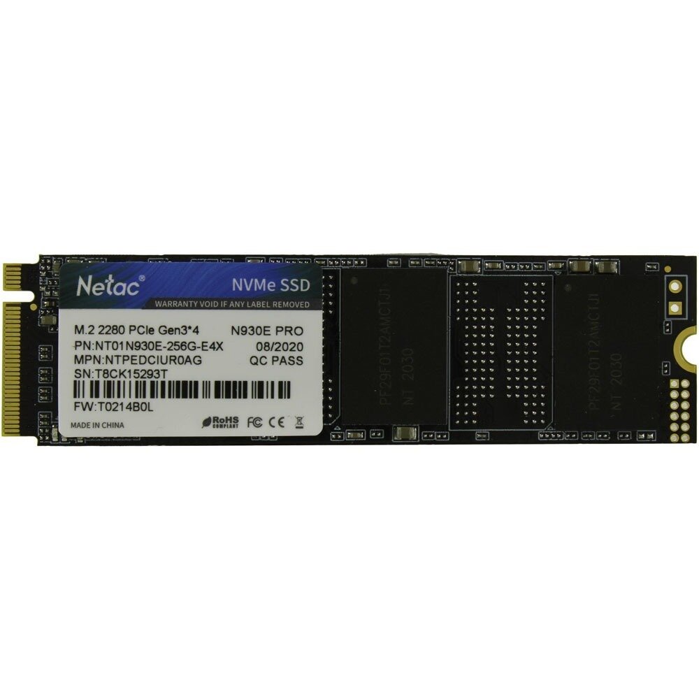 Твердотельный накопитель Netac N930E PRO 256 ГБ M.2 NT01N930E-256G-E4X — фото 20