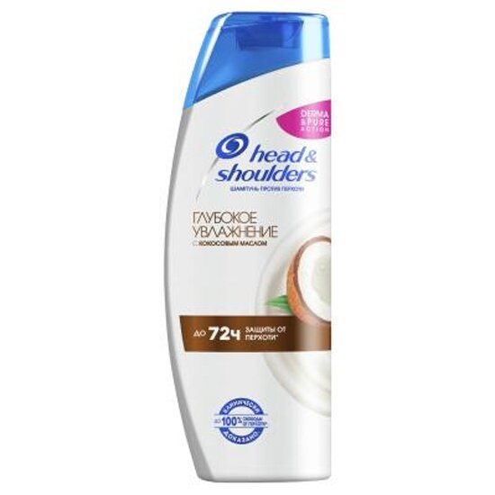 Шампунь против перхоти Head & Shoulders Head&Shoulders Глубокое увлажнение, 400 мл