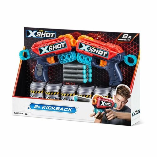 игровой набор для стрельбы ексель микро zuru x shot Игровой набор для стрельбы ZURU X-Shot «Ексель – Дабл Кикбек»