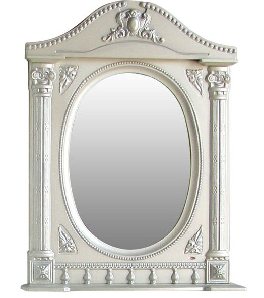 Зеркало Атолл Наполеон 175 патина серебро - фотография № 1