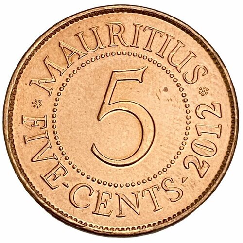 Маврикий 5 центов 2012 г. (2)