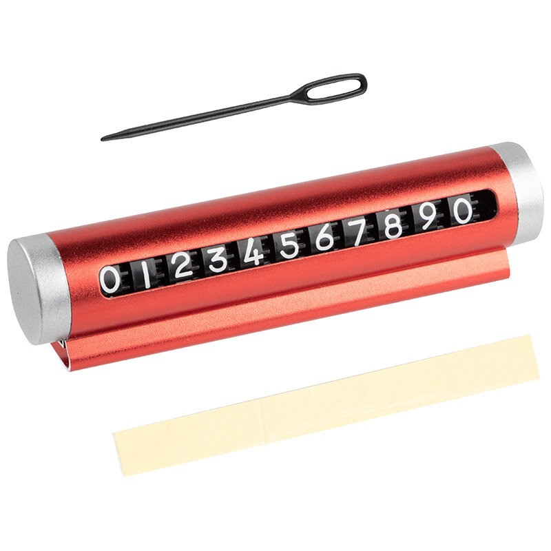 фото Автовизитка А-004, цвет красный