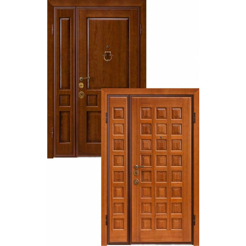 Стальная дверь Легран База 28 панель/панель двухстворчатая