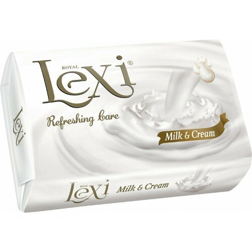 ROYAL LEXI мыло-крем туалетное 85гр Молоко и Крем 291₽