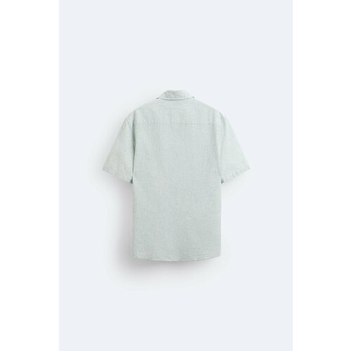Рубашка Zara, размер M, зеленый