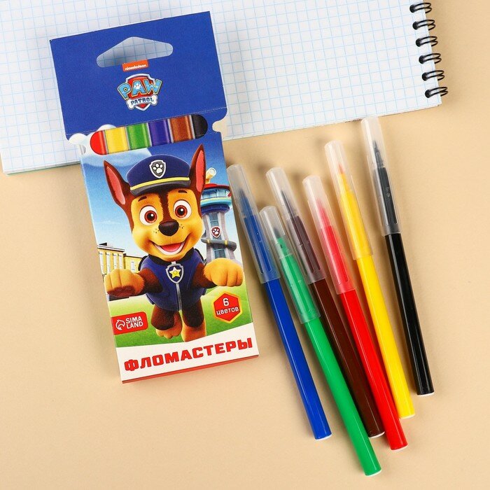 Фломастеры Paw Patrol 6 цв. - фото №6