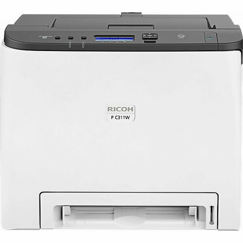 Принтер лазерный Ricoh P C311W (408542) (белый/серый) принтер лазерный ricoh p 800