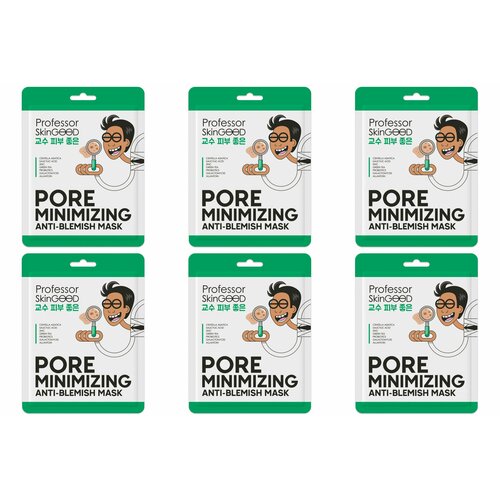 Professor SkinGOOD Маска для проблемной кожи Pore Minimizing Anti-Blemish Mask, 6шт.