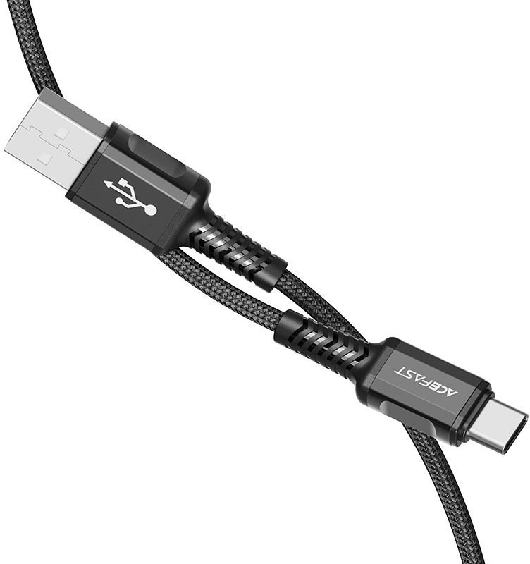 Кабель ACEFAST C1-04 USB-A/USB-C, 3A, 1,2m Black (AF-C1-04-BK)