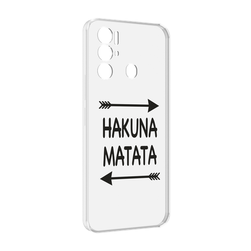 Чехол MyPads Hakuna-Matata для Tecno Pova Neo 4G задняя-панель-накладка-бампер
