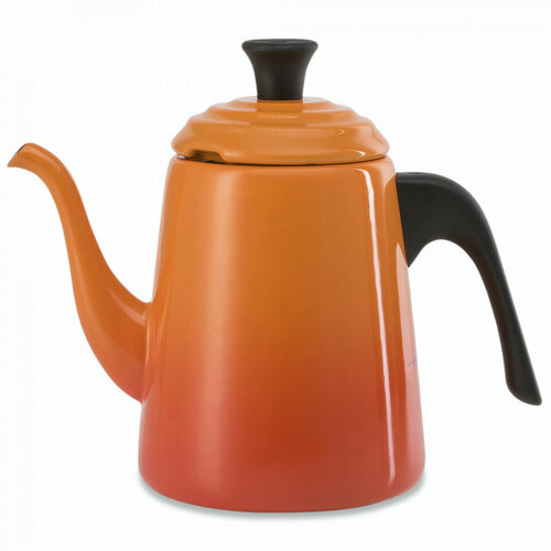 Чайник заварочный для пуровера Drip, 0,7 л, сталь, пластик, оранжевый 40110020900000 Flame