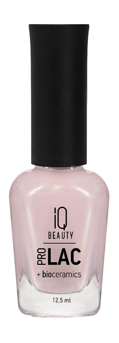 IQ BEAUTY Лак для ногтей с биокерамикой Nail Polish Prolac +Bioceramic укрепляющий, 12,5 мл, 051