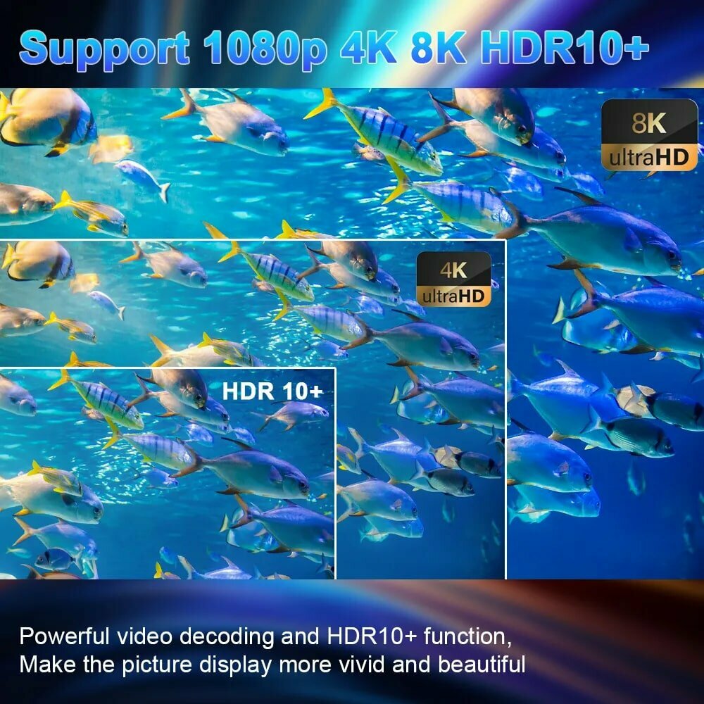 ТВ-приставка Transpeed 8K RK3528 + голосовая аэромышка — фото 16