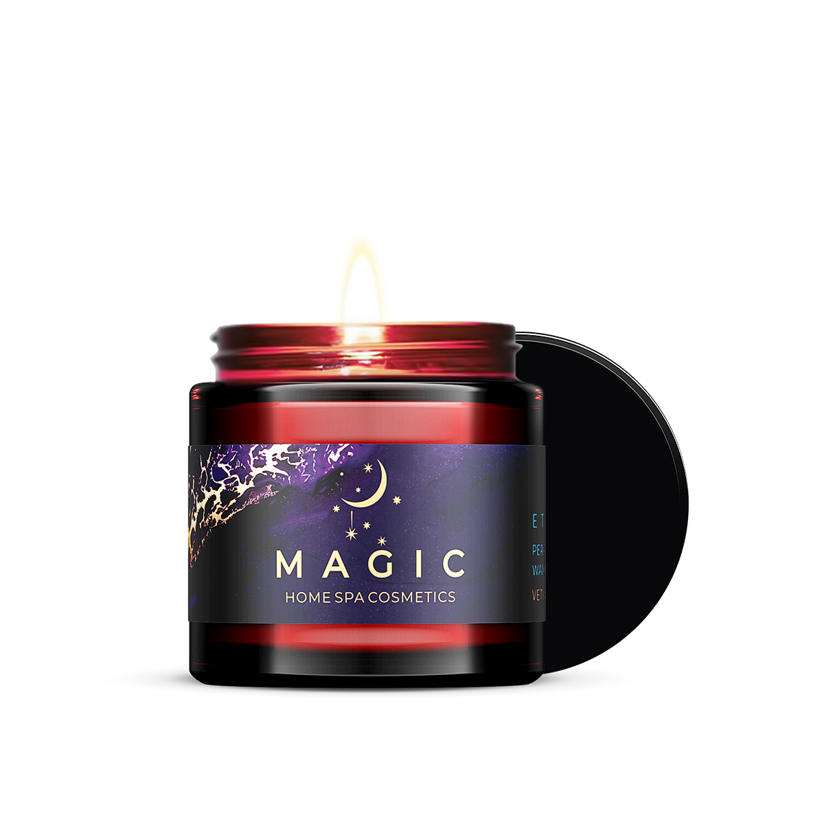Арома свеча Magic 5 Elements Fire orange jasmine vanil 100 мл - фото №1