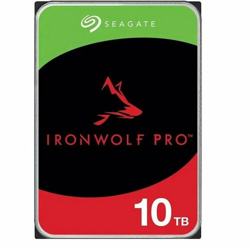 Жесткий диск Seagate SATA-III 10Tb NAS Ironwolf Pro 512E 7200rpm 256Mb 35 ST10000NT001 3993300₽