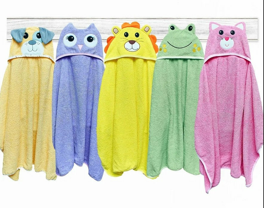 фото Полотенце детское Alis 75*110, махра (лягушка) 2429000045541
