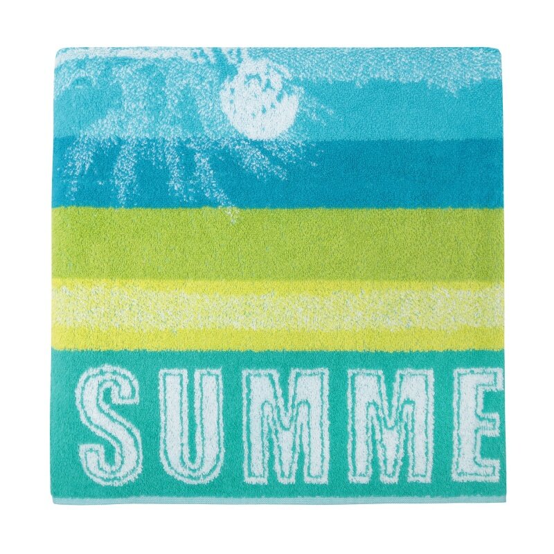 фото Полотенце 75 х 150 см Lasa Home Summer Trip синий-зелёный