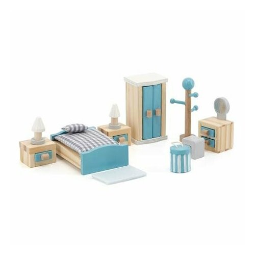 VIGA Игрушечная мебель Спальня (дерево) 44035 с 3 лет игрушечная мебель спальня в коробке 44035