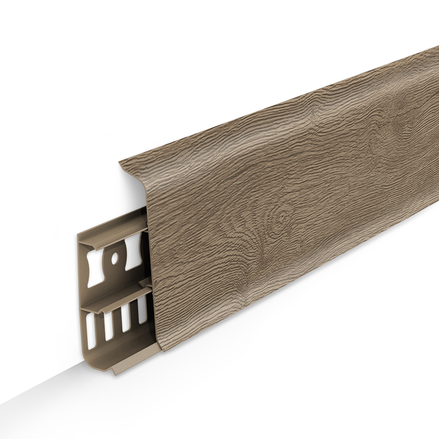 фото Плинтус напольный DECONIKA 85мм Дуб капучино (205)