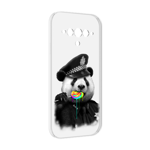 Чехол MyPads Панда полиция для Doogee V30 задняя-панель-накладка-бампер чехол mypads панда в акварели для doogee v30 задняя панель накладка бампер