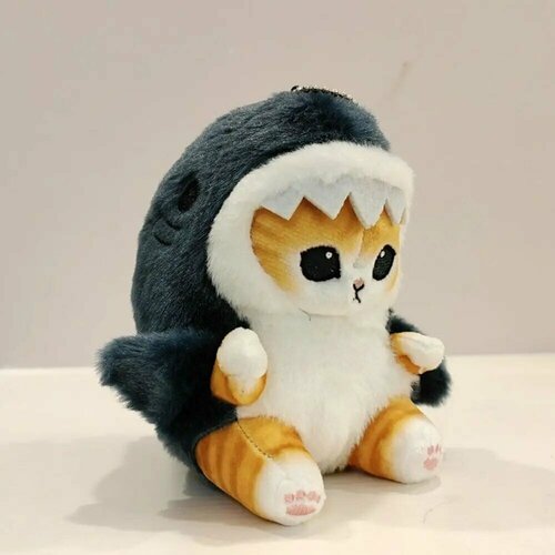 Мягкая игрушка Кот акула 45 см