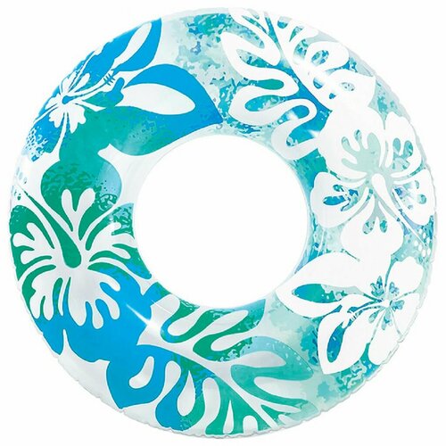Круг для плавания, синий (Перламутр). Диаметр круга: 91см, от 9 лет. (59251-1) INTEX