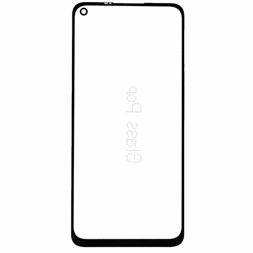 Стекло дисплея для переклейки G+OCA Pro для Xiaomi Redmi Note 9 черный + OCA
