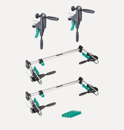Изображение товара Набор для монтажа и выравнивания дверных коробок Wolfcraft PRO 3676000,8 предметов