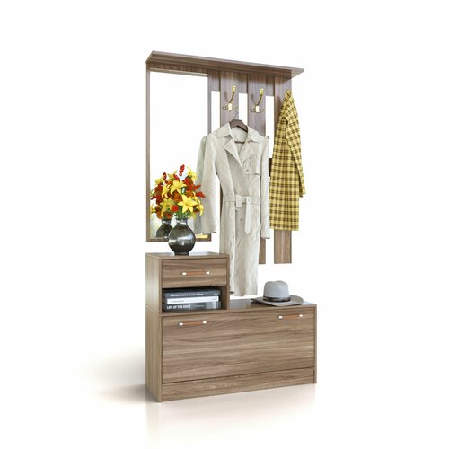 Комплект прихожей с зеркалом Орион СВ-465, 95х190х35,3 см