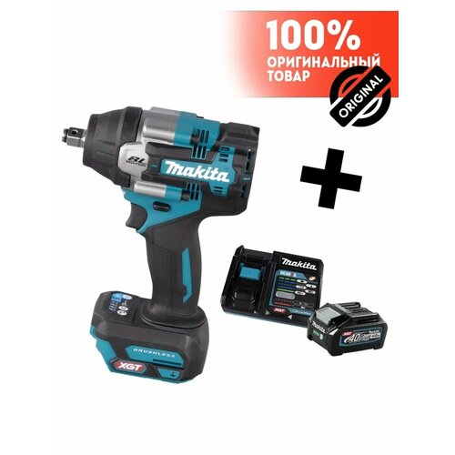 Гайковерт ударный аккумуляторный MAKITA XGT TW007GZ BL 40В АКБ 4ач и ЗУ 191J67 6802000₽