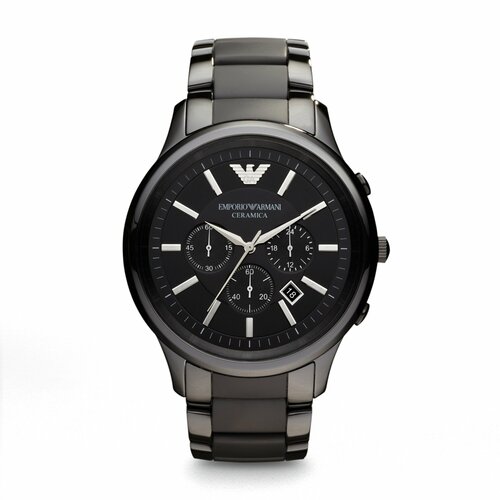 Наручные часы EMPORIO ARMANI AR1451, черный часы мужские emporio armani art5021