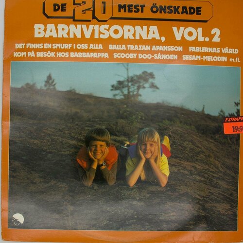 Виниловая пластинка Разные - De 20 Mest Barnvisorna, Vol. виниловая пластинка разные jazz jamboree 71 vol 2 lp