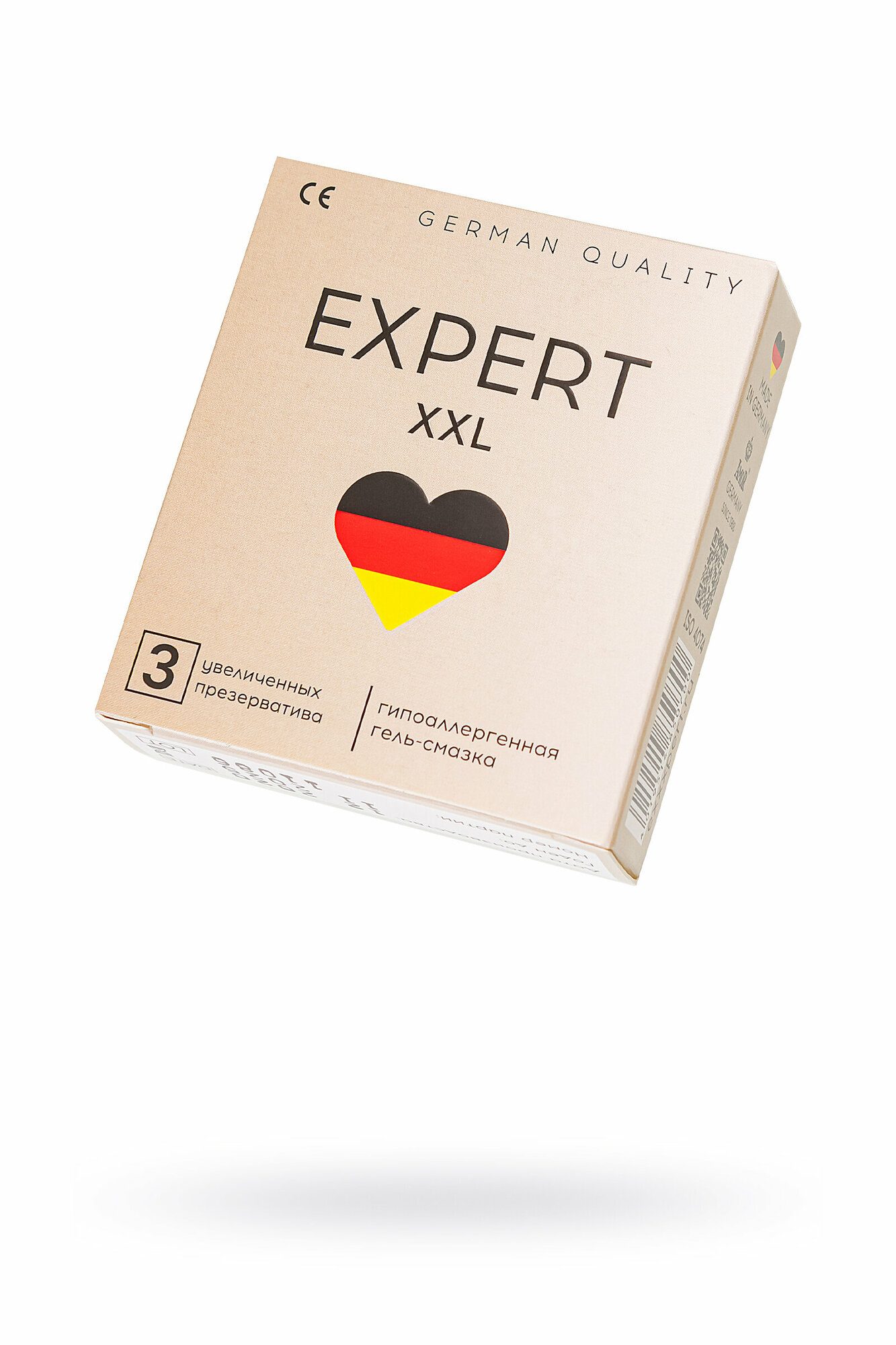 Презервативы гладкие увеличенного размера EXPERT XXL Germany прозрачный 3 шт.