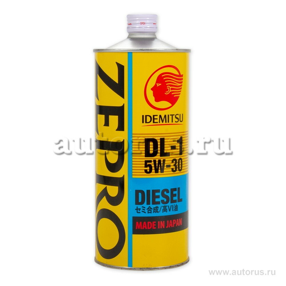 Масло моторное idemitsu zepro diesel dl-1 5w-30 полусинтетическое 1 л 2156-001