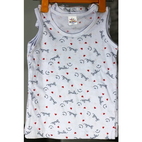 фото Майка звездочка, 2 шт., размер 5 л, белый