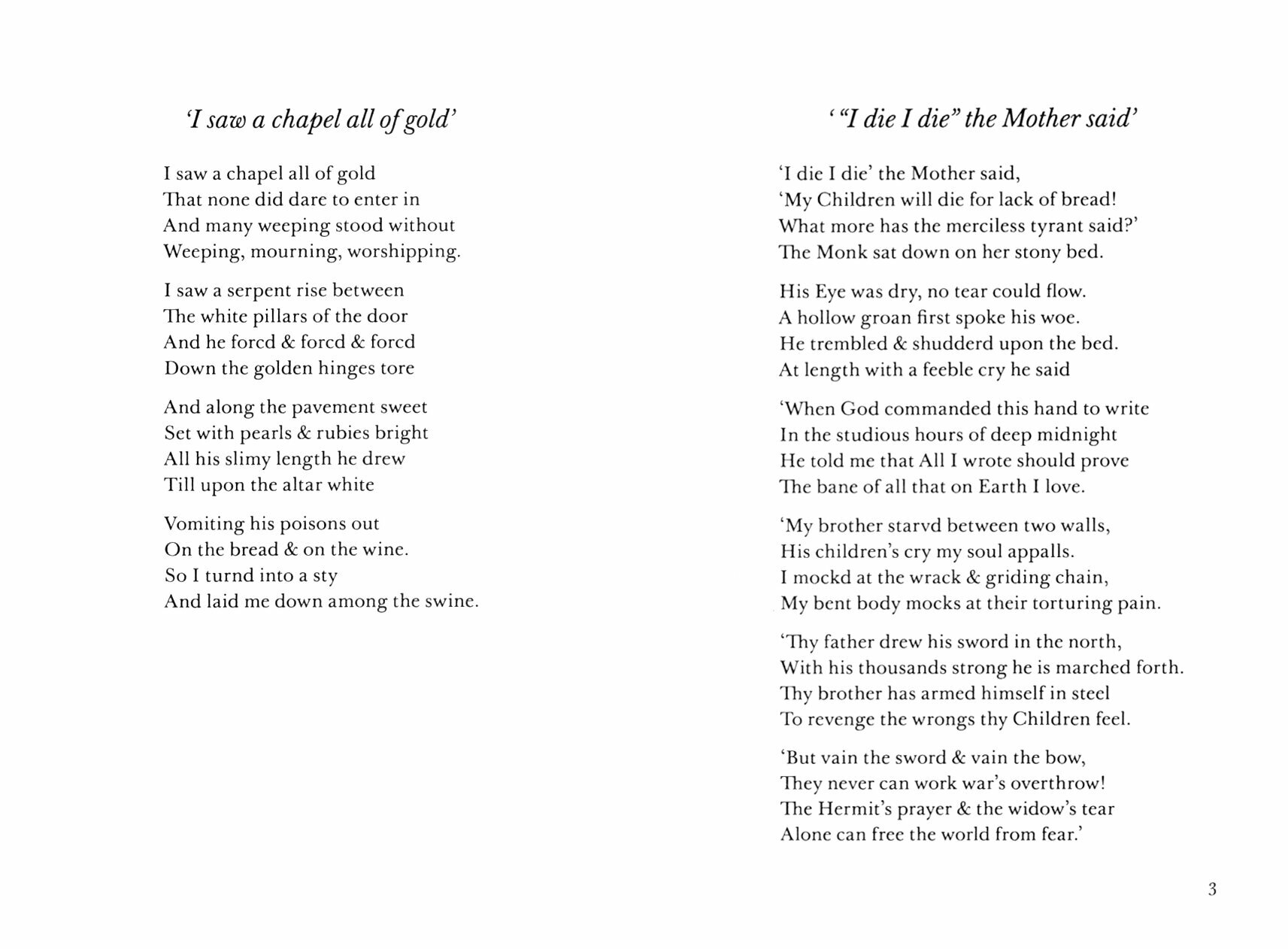 Tyger Tyger (William Blake) - фото №2