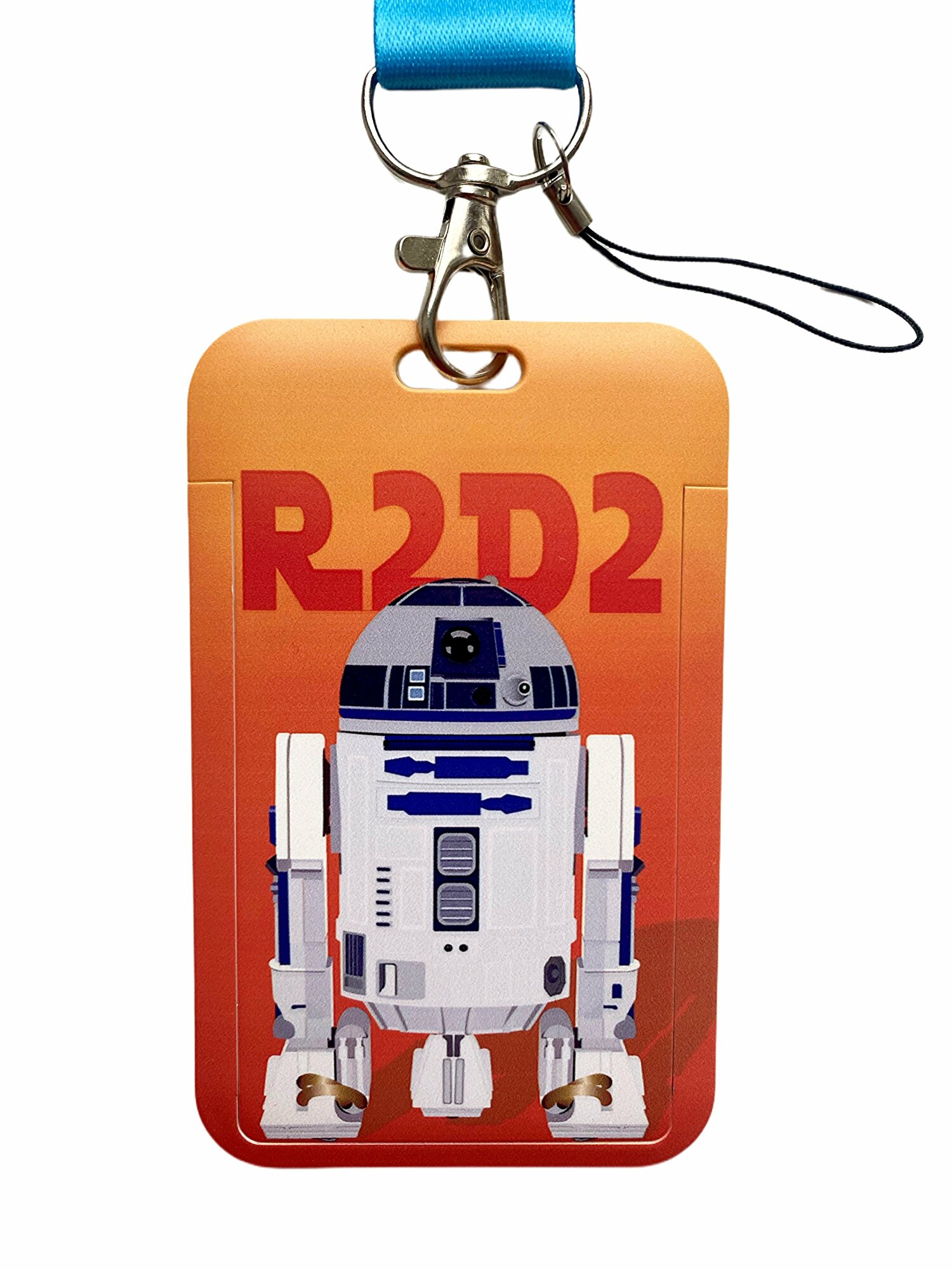 Бейдж для пропуска с лентой Звездный войны R2D2