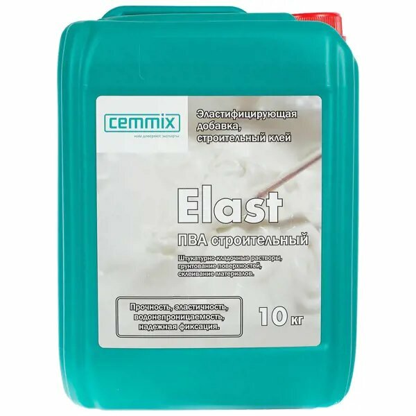 Клей ПВА строительный Elast 10 кг