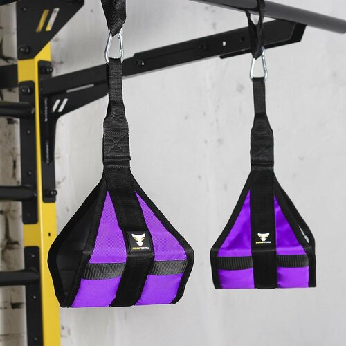 Петли Береша подвесные для пресса HOMFIT фиолетовые